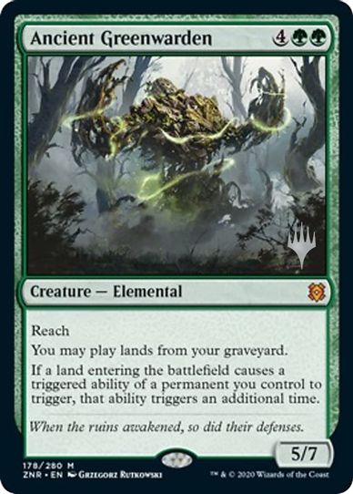Ancient Greenwarden (178) [Promo Pack: Zendikar Rising]