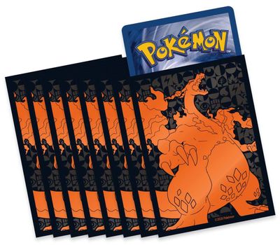 The Pokémon Company International - Sword & Shield: Champion's Path: Charizard VMAX Elite Trainer - 65x Sealed Trading Card Sleeves - Clear