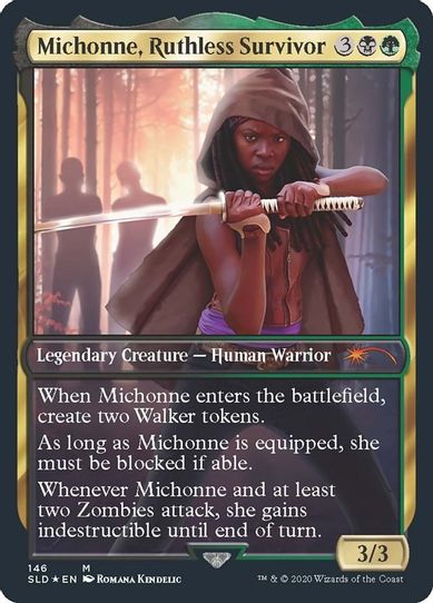 Michonne, Ruthless Survivor (146) [Secret Lair Drop Series]