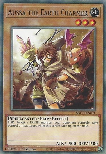 Aussa the Earth Charmer (SDCH-EN001) [Structure Deck: Spirit Charmers]