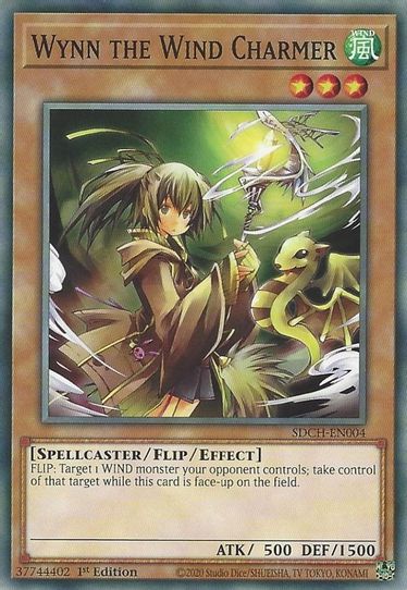 Wynn the Wind Charmer (SDCH-EN004) [Structure Deck: Spirit