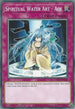 Spiritual Water Art - Aoi (SDCH-EN031) [Structure Deck: Spirit Charmers]