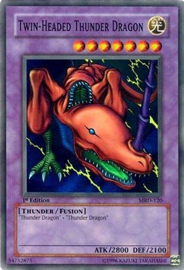 Twin-Headed Thunder Dragon (MRD-120) [Metal Raiders]