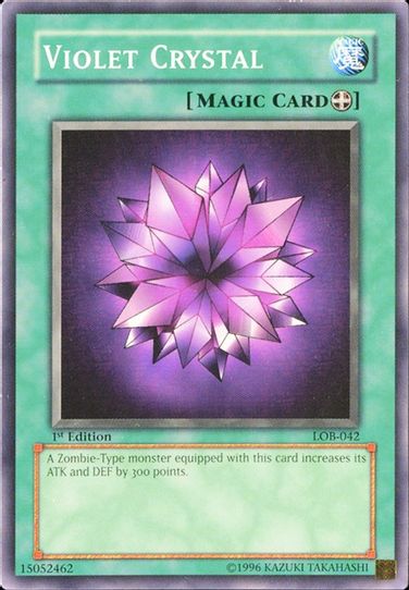 Violet Crystal (LOB-042) [The Legend of Blue Eyes White Dragon]