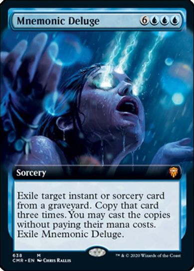 Mnemonic Deluge (Extended Art) (638) [Commander Legends]