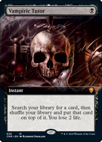 Vampiric Tutor (Extended Art) (656) [Commander Legends]