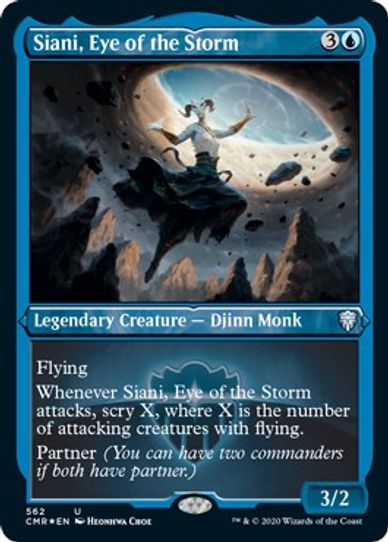 Siani, Eye of the Storm (Foil Etched) (562) [Commander Legends]