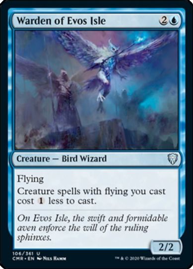 Warden of Evos Isle (106) [Commander Legends]