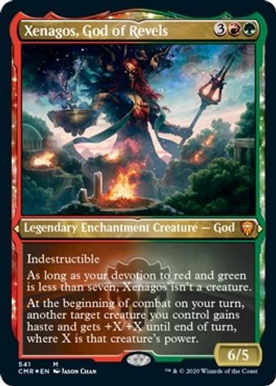 Xenagos, God of Revels (Foil Etched) (541) [Commander Legends]