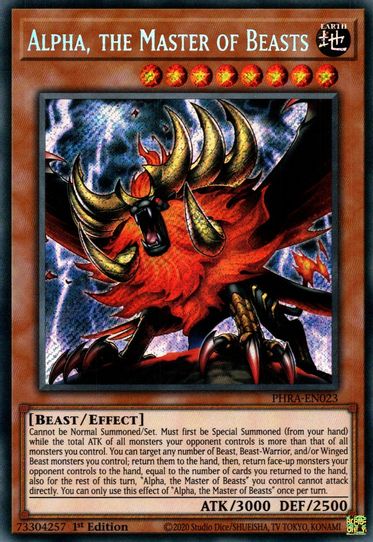 Alpha, the Master of Beasts (PHRA-EN023) [Phantom Rage]