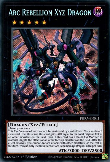 Arc Rebellion Xyz Dragon (PHRA-EN041) [Phantom Rage]