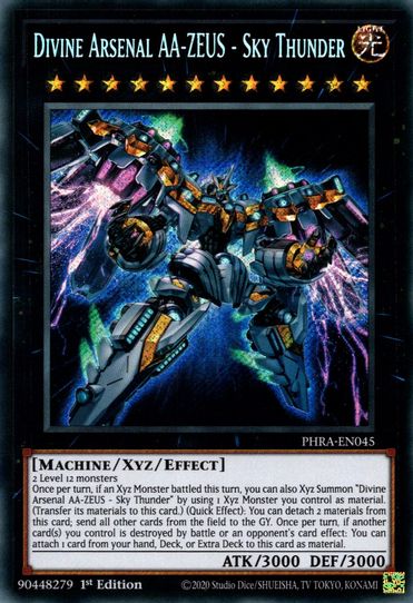 Divine Arsenal AA-ZEUS - Sky Thunder (PHRA-EN045) [Phantom Rage]
