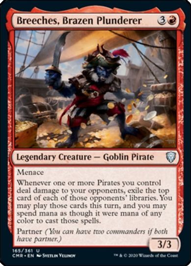 Breeches, Brazen Plunderer (165) [Commander Legends]