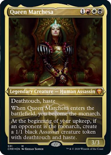 Queen Marchesa (Foil Etched) (531) [Commander Legends]