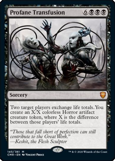 Profane Transfusion (145) [Commander Legends]