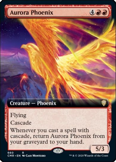 Aurora Phoenix (Extended Art) (660) [Commander Legends]
