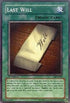 Last Will (SDY-039) [Starter Deck: Yugi]