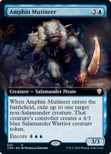 Amphin Mutineer (Extended Art) (629) [Commander Legends]
