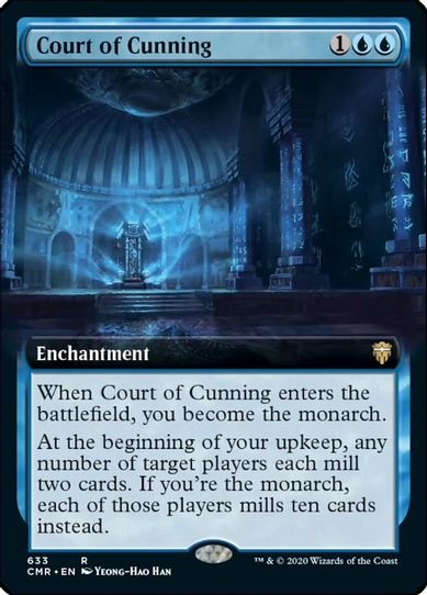 Court of Cunning (Extended Art) (633) [Commander Legends]