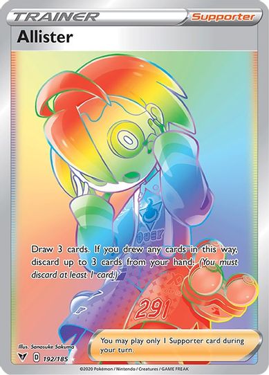 Allister (Secret) (192/185) [Sword & Shield: Vivid Voltage]
