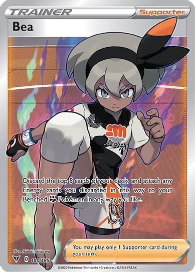 Bea (Full Art) (180/185) [Sword & Shield: Vivid Voltage]