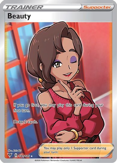 Beauty (Full Art) (181/185) [Sword & Shield: Vivid Voltage]