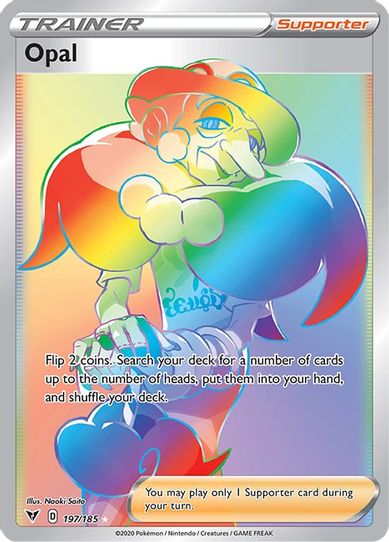 Opal (Secret) (197/185) [Sword & Shield: Vivid Voltage]