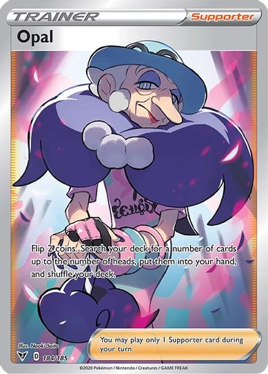 Opal (Full Art) (184/185) [Sword & Shield: Vivid Voltage]