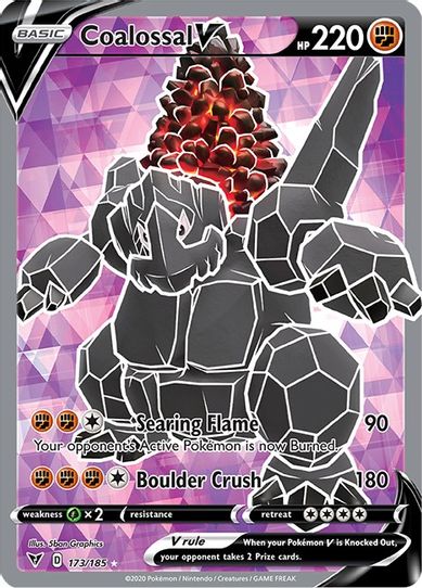 Coalossal V (Full Art) (173/185) [Sword & Shield: Vivid Voltage]