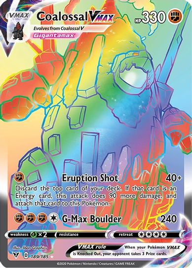 Coalossal VMAX (Secret) (189/185) [Sword & Shield: Vivid Voltage]