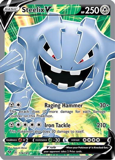 Steelix V (Full Art) (176/185) [Sword & Shield: Vivid Voltage]