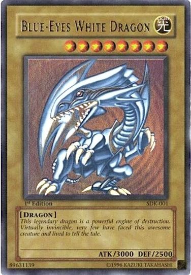 Blue-Eyes White Dragon (SDK-001) [Starter Deck: Kaiba]
