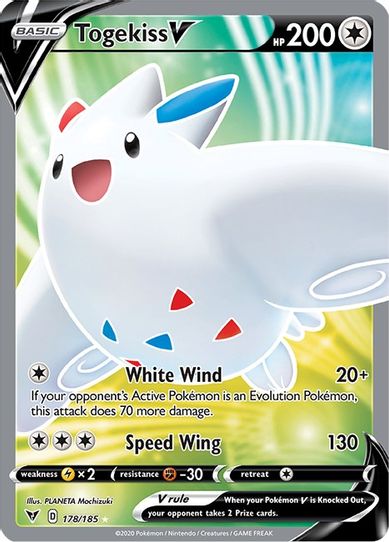 Togekiss V (Full Art) (178/185) [Sword & Shield: Vivid Voltage]