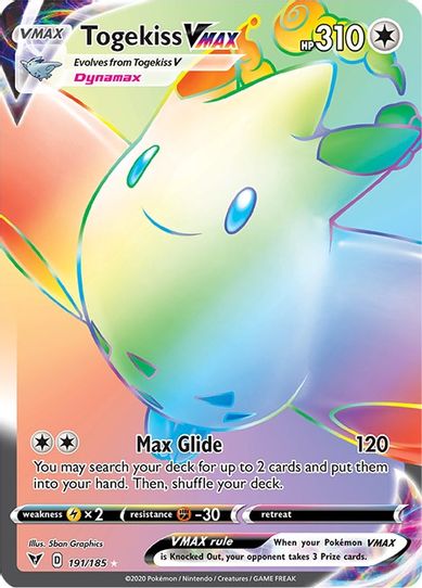 Togekiss VMAX (Secret) (191/185) [Sword & Shield: Vivid Voltage]