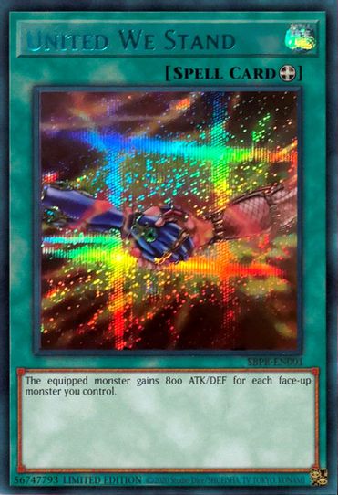 United We Stand (Blue) (SBPR-EN001) [Miscellaneous Promotional Cards]