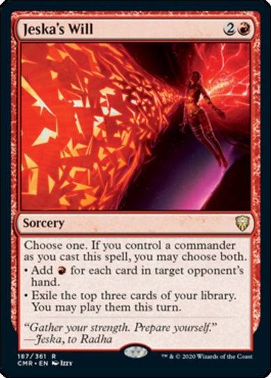 Jeska's Will (187) [Commander Legends]