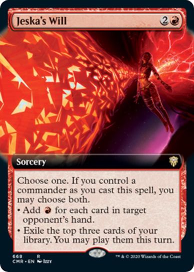 Jeska's Will (Extended Art) (668) [Commander Legends]