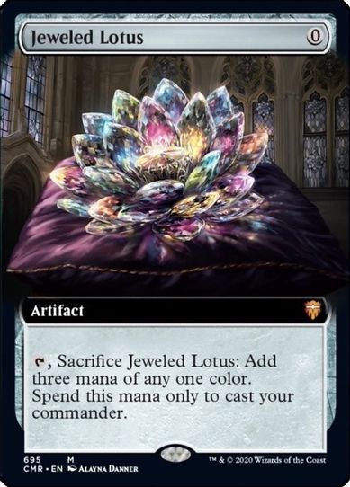 Jeweled Lotus (Extended Art) (695) [Commander Legends]