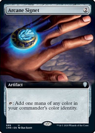 Arcane Signet (Extended Art) (689) [Commander Legends]