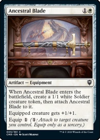 Ancestral Blade (5) [Commander Legends]
