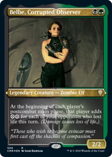 Belbe, Corrupted Observer (Foil Etched) (590) [Commander Legends]