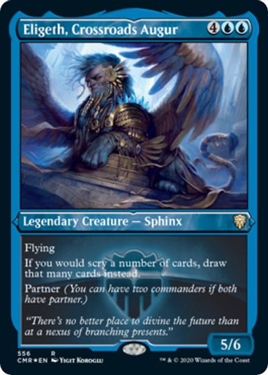 Eligeth, Crossroads Augur (Foil Etched) (556) [Commander Legends]