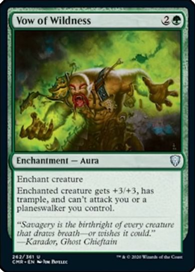 Vow of Wildness (262) [Commander Legends]