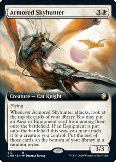 Armored Skyhunter (Extended Art) (617) [Commander Legends]