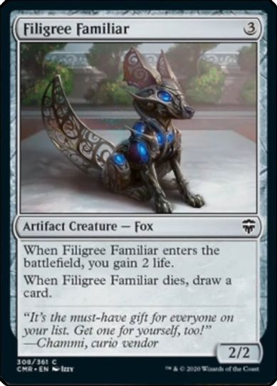 Filigree Familiar (308) [Commander Legends]