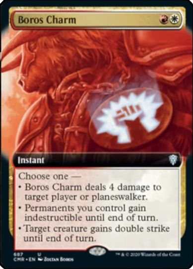 Boros Charm (Extended Art) (687) [Commander Legends]