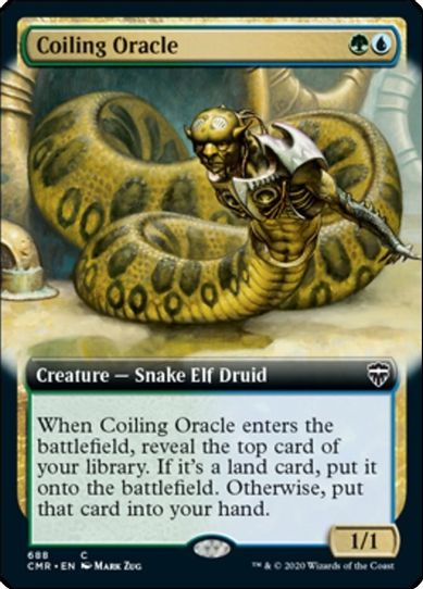 Coiling Oracle (Extended Art) (688) [Commander Legends]