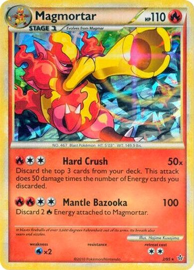 Magmortar (Cracked Ice Holo) (2/95) [Miscellaneous Cards & Products]