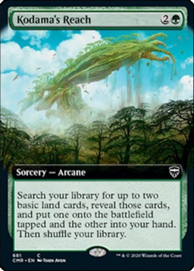 Kodama's Reach (Extended Art) (681) [Commander Legends]