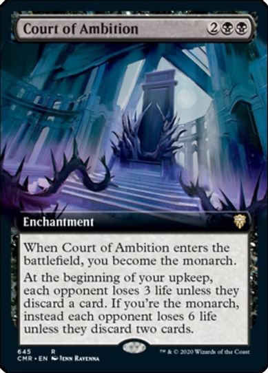 Court of Ambition (Extended Art) (645) [Commander Legends]